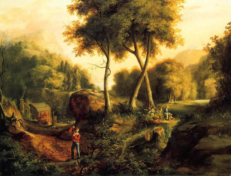 Thomas Cole Landscape1825 Germany oil painting art